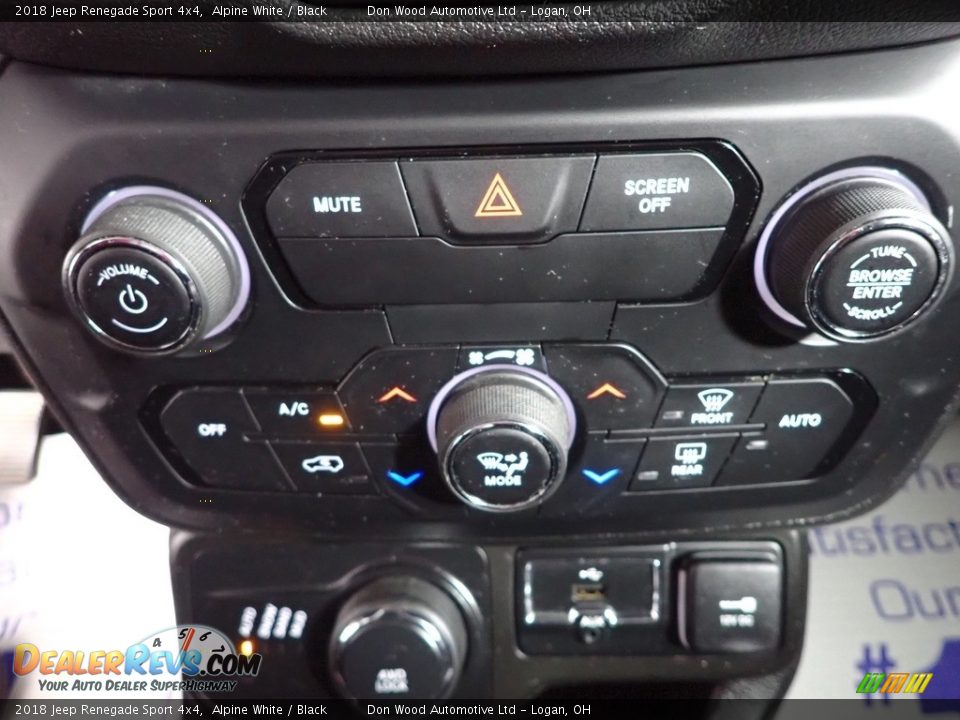 2018 Jeep Renegade Sport 4x4 Alpine White / Black Photo #19