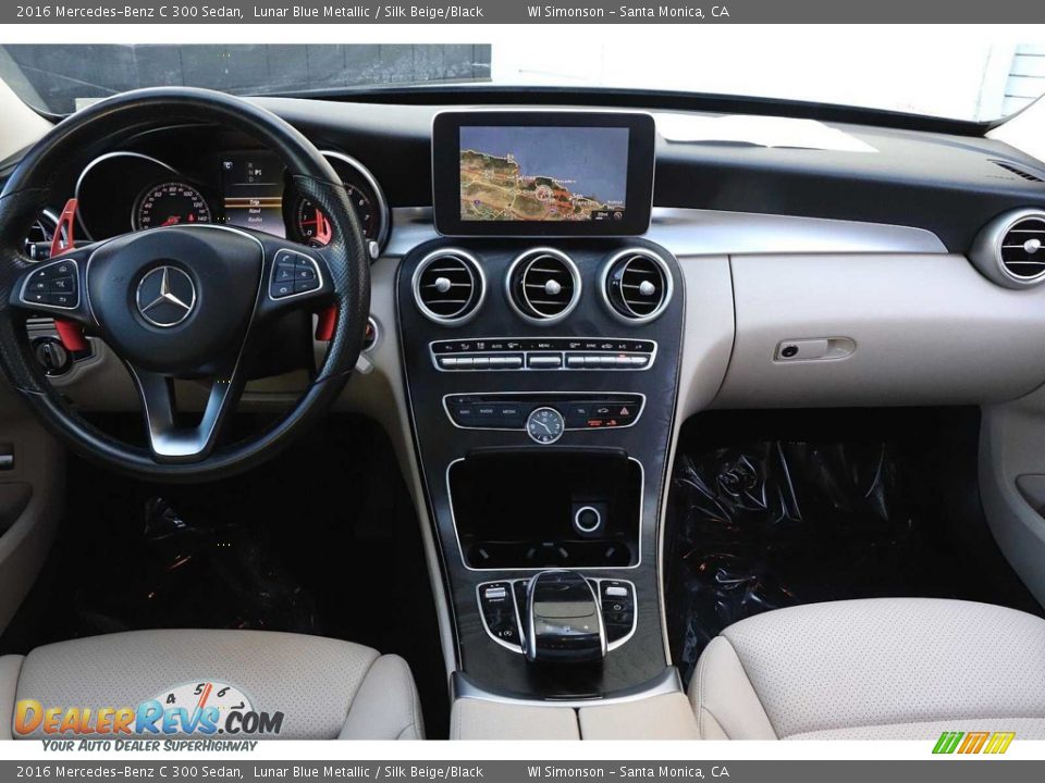 2016 Mercedes-Benz C 300 Sedan Lunar Blue Metallic / Silk Beige/Black Photo #20