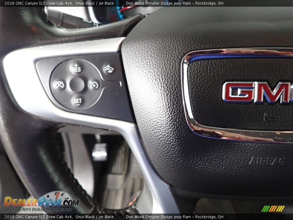 2018 GMC Canyon SLT Crew Cab 4x4 Steering Wheel Photo #18