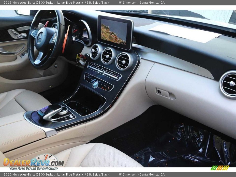 2016 Mercedes-Benz C 300 Sedan Lunar Blue Metallic / Silk Beige/Black Photo #23