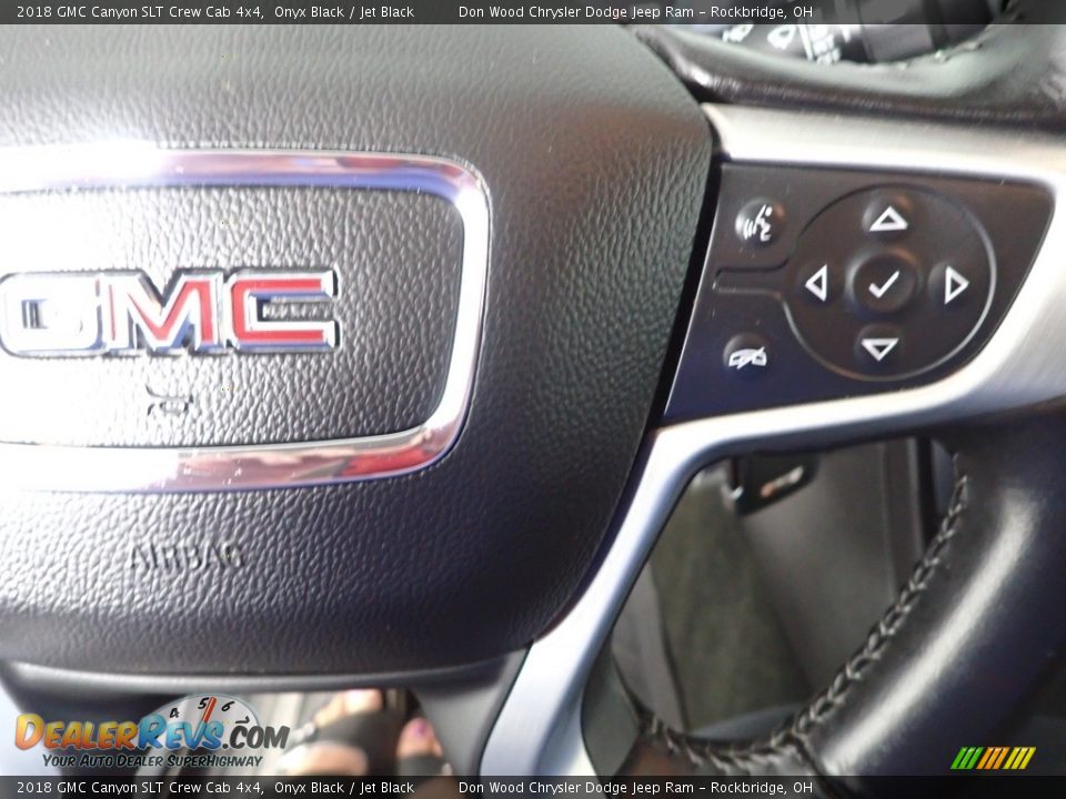 2018 GMC Canyon SLT Crew Cab 4x4 Steering Wheel Photo #19