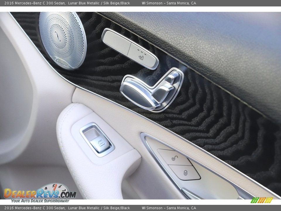 2016 Mercedes-Benz C 300 Sedan Lunar Blue Metallic / Silk Beige/Black Photo #24