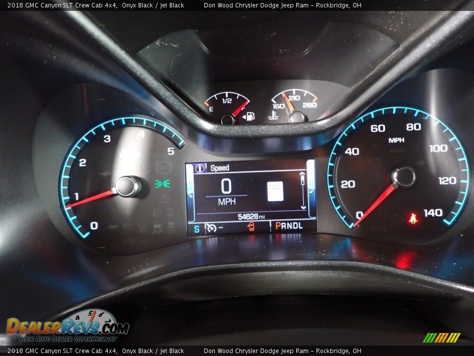 2018 GMC Canyon SLT Crew Cab 4x4 Gauges Photo #20