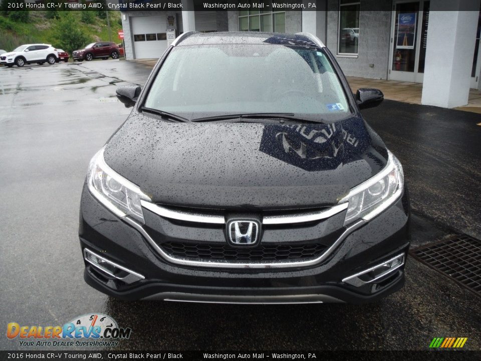 2016 Honda CR-V Touring AWD Crystal Black Pearl / Black Photo #5