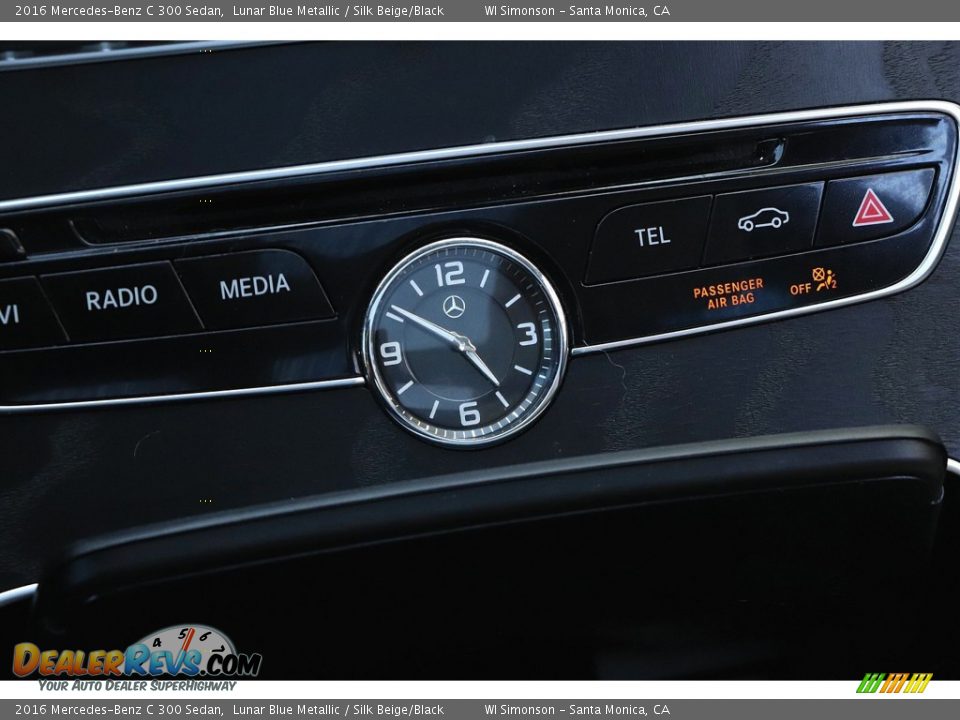 2016 Mercedes-Benz C 300 Sedan Lunar Blue Metallic / Silk Beige/Black Photo #27