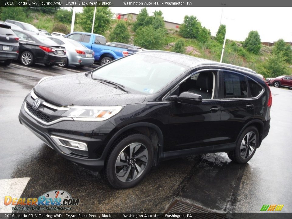 2016 Honda CR-V Touring AWD Crystal Black Pearl / Black Photo #6