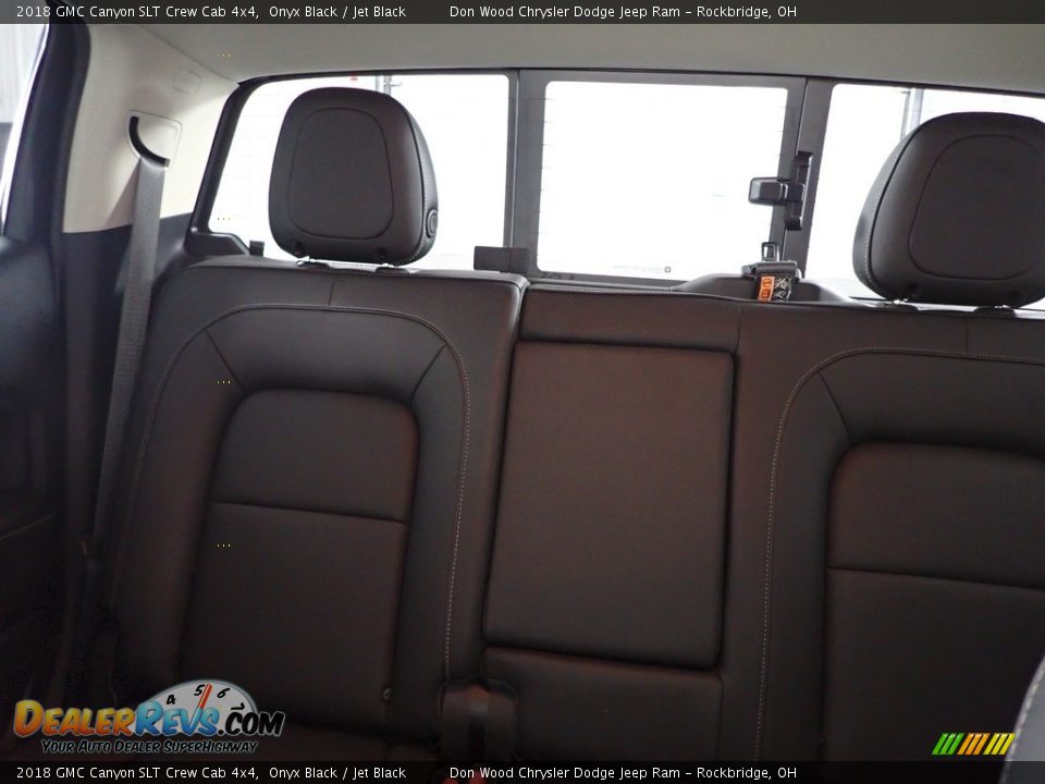 2018 GMC Canyon SLT Crew Cab 4x4 Onyx Black / Jet Black Photo #24