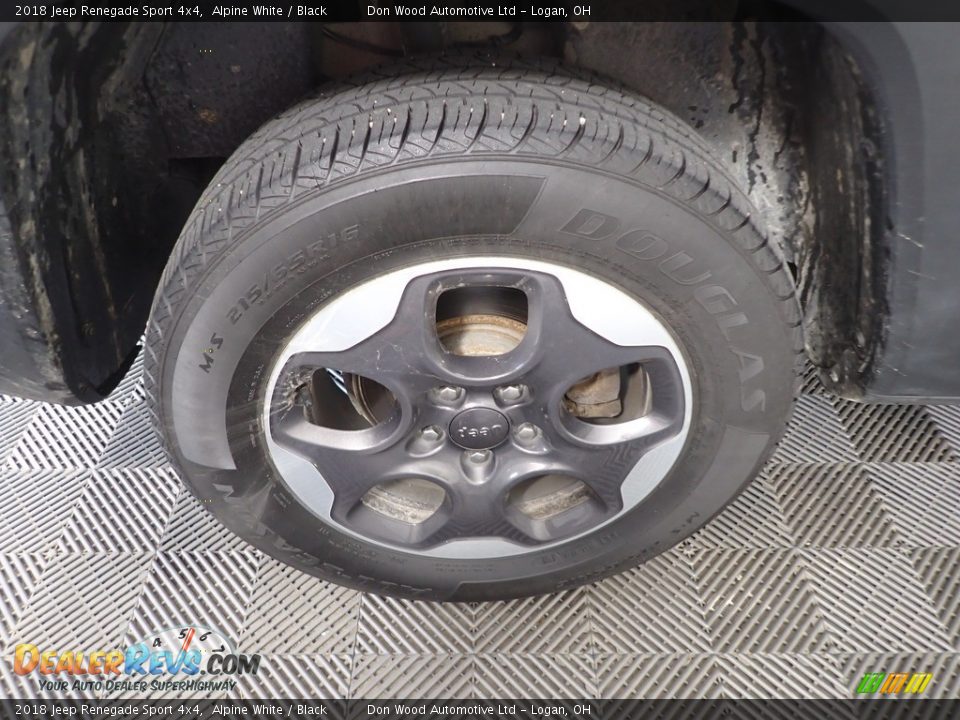 2018 Jeep Renegade Sport 4x4 Alpine White / Black Photo #29