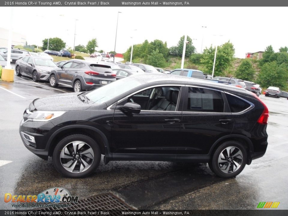 2016 Honda CR-V Touring AWD Crystal Black Pearl / Black Photo #7