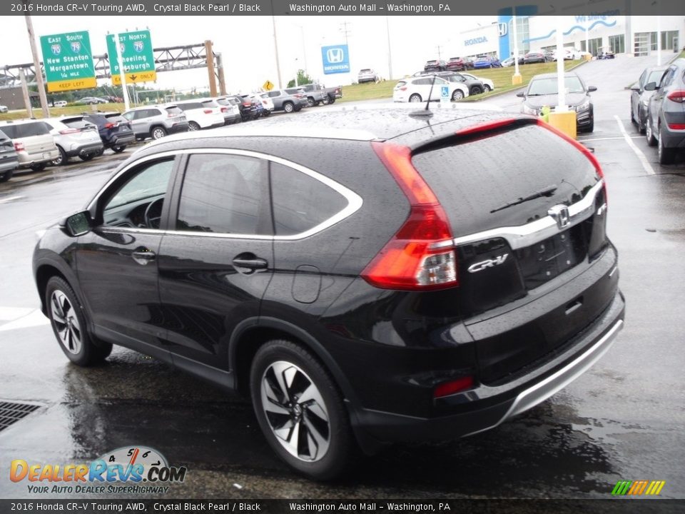 2016 Honda CR-V Touring AWD Crystal Black Pearl / Black Photo #8