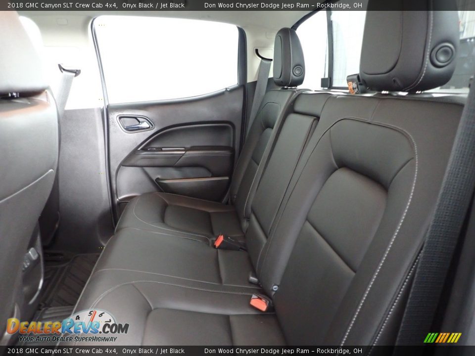 Rear Seat of 2018 GMC Canyon SLT Crew Cab 4x4 Photo #26