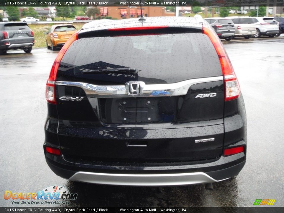 2016 Honda CR-V Touring AWD Crystal Black Pearl / Black Photo #9