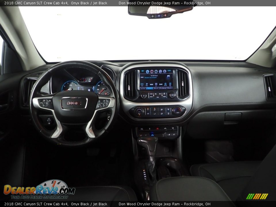 Dashboard of 2018 GMC Canyon SLT Crew Cab 4x4 Photo #27