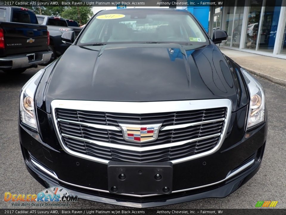 2017 Cadillac ATS Luxury AWD Black Raven / Light Platinum w/Jet Black Accents Photo #9