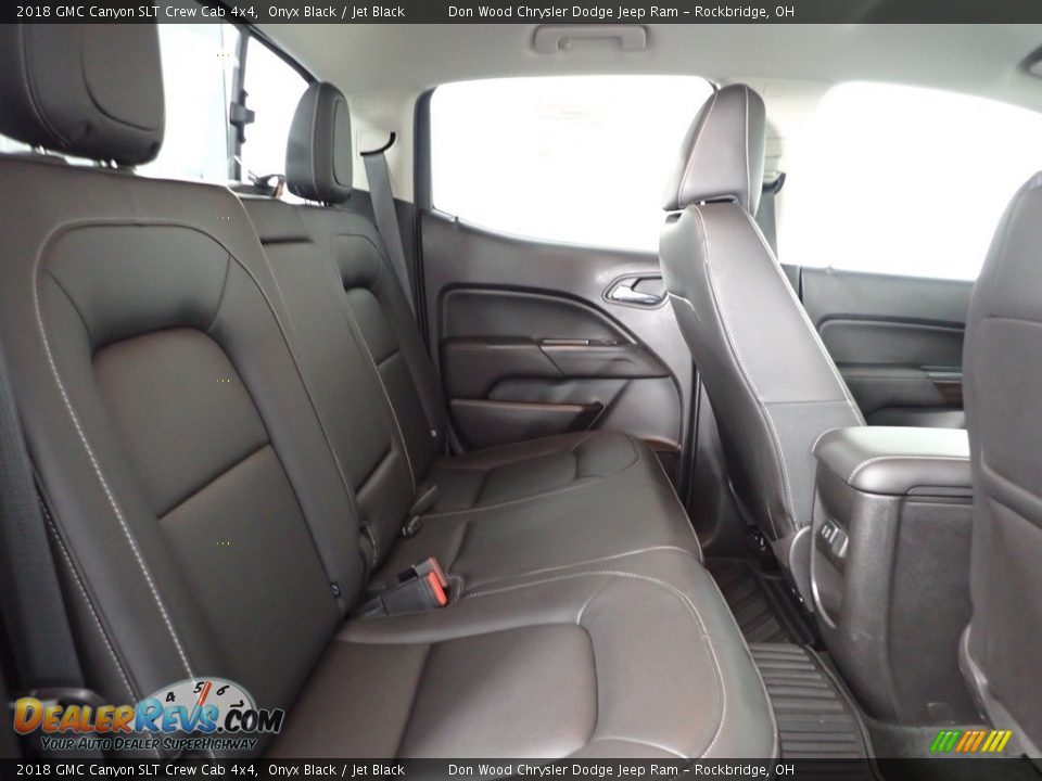 Rear Seat of 2018 GMC Canyon SLT Crew Cab 4x4 Photo #31