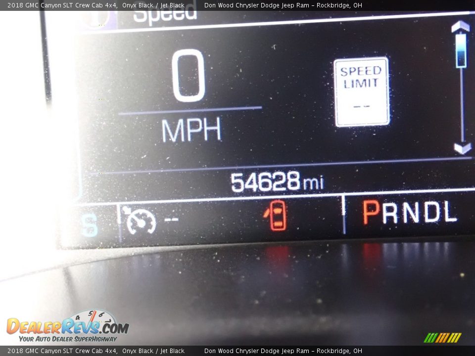 2018 GMC Canyon SLT Crew Cab 4x4 Onyx Black / Jet Black Photo #33