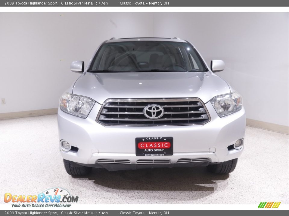 2009 Toyota Highlander Sport Classic Silver Metallic / Ash Photo #2