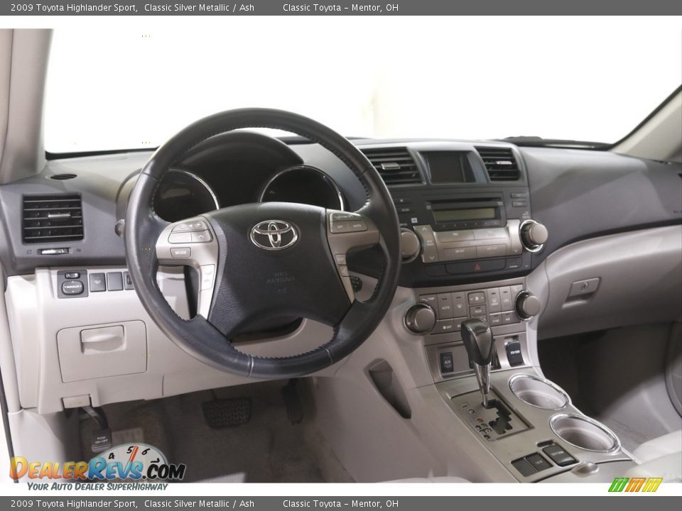 2009 Toyota Highlander Sport Classic Silver Metallic / Ash Photo #6