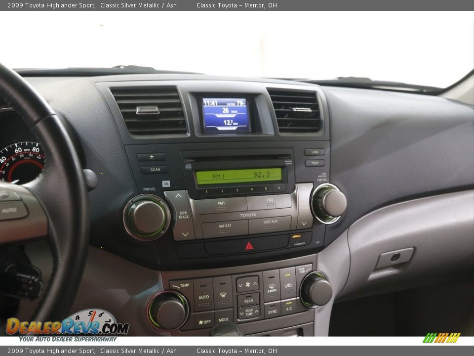 2009 Toyota Highlander Sport Classic Silver Metallic / Ash Photo #9