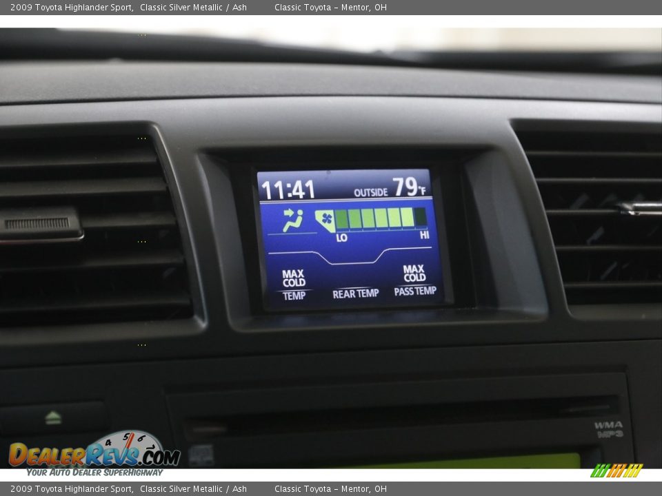 2009 Toyota Highlander Sport Classic Silver Metallic / Ash Photo #10