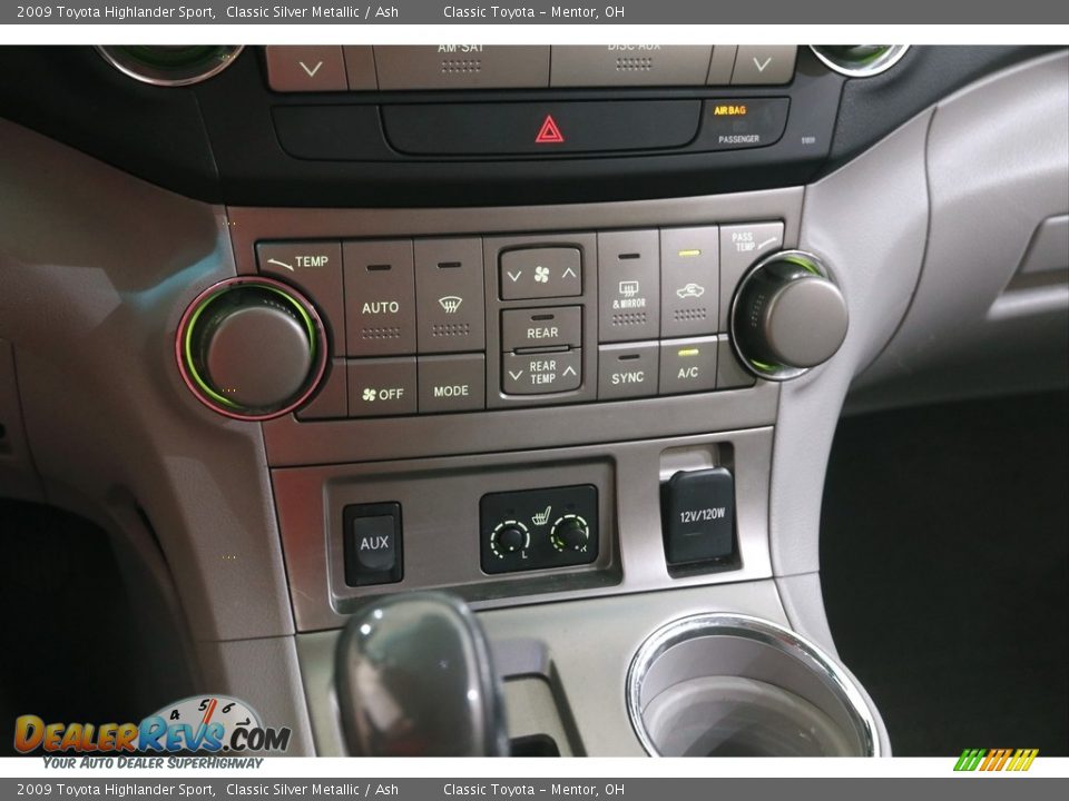 2009 Toyota Highlander Sport Classic Silver Metallic / Ash Photo #12