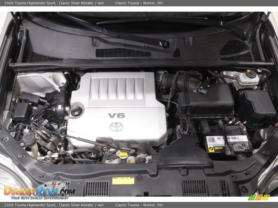 2009 Toyota Highlander Sport Classic Silver Metallic / Ash Photo #20