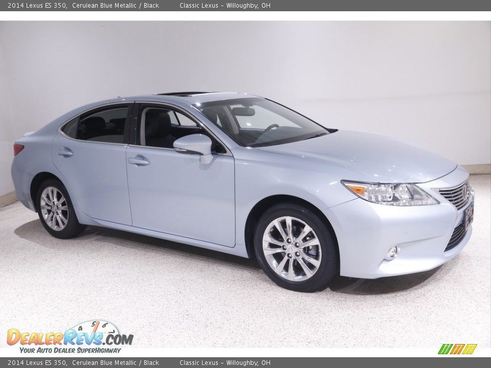 2014 Lexus ES 350 Cerulean Blue Metallic / Black Photo #1