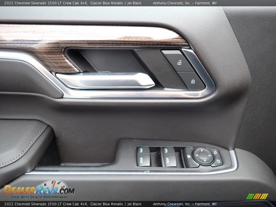 2022 Chevrolet Silverado 1500 LT Crew Cab 4x4 Glacier Blue Metallic / Jet Black Photo #14