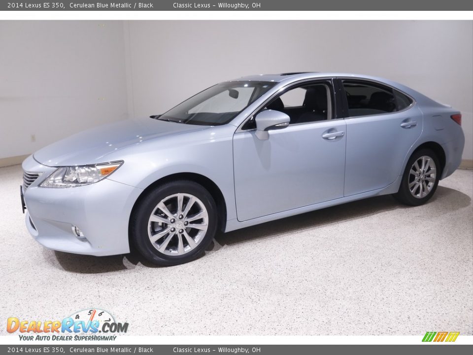 2014 Lexus ES 350 Cerulean Blue Metallic / Black Photo #3