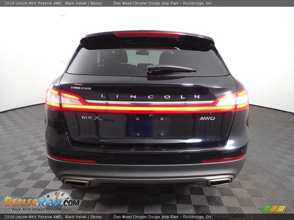 2016 Lincoln MKX Reserve AWD Black Velvet / Ebony Photo #9