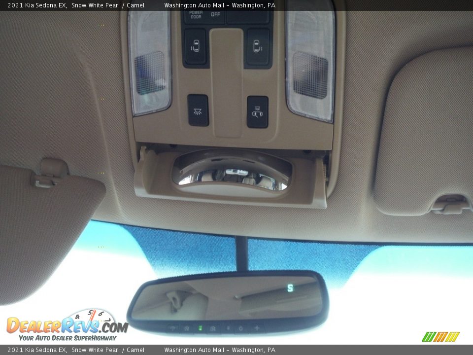 2021 Kia Sedona EX Snow White Pearl / Camel Photo #25