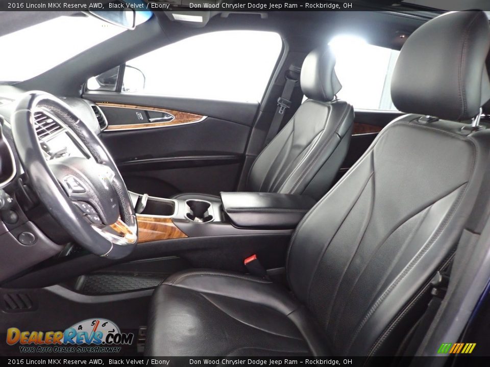 Front Seat of 2016 Lincoln MKX Reserve AWD Photo #16