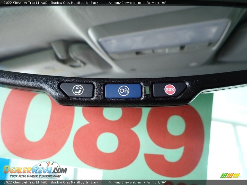 2022 Chevrolet Trax LT AWD Shadow Gray Metallic / Jet Black Photo #17