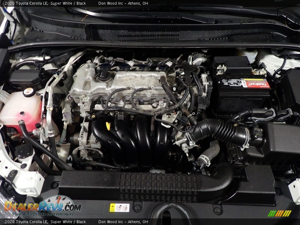 2020 Toyota Corolla LE Super White / Black Photo #7