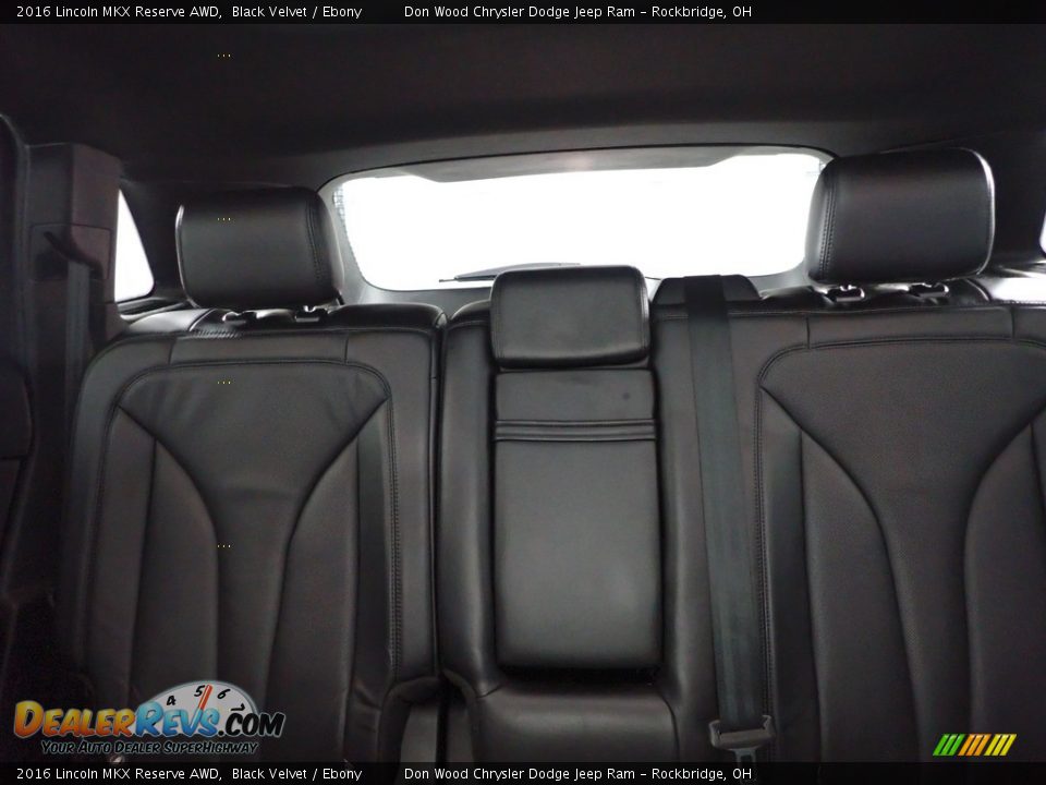 2016 Lincoln MKX Reserve AWD Black Velvet / Ebony Photo #24