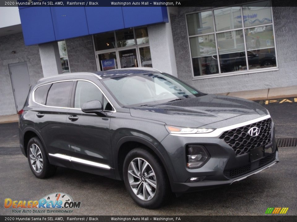 2020 Hyundai Santa Fe SEL AWD Rainforest / Black Photo #1