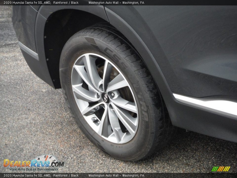 2020 Hyundai Santa Fe SEL AWD Rainforest / Black Photo #3