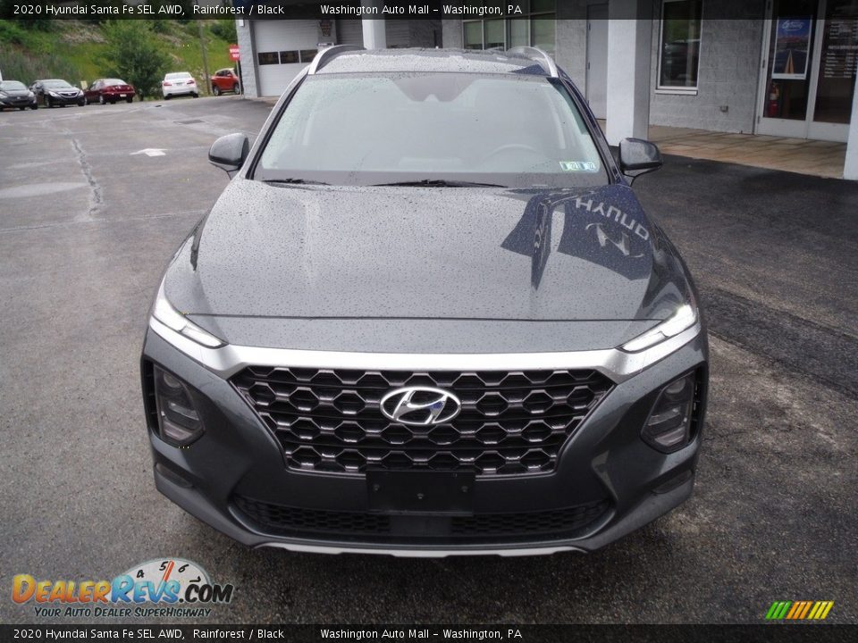 2020 Hyundai Santa Fe SEL AWD Rainforest / Black Photo #4