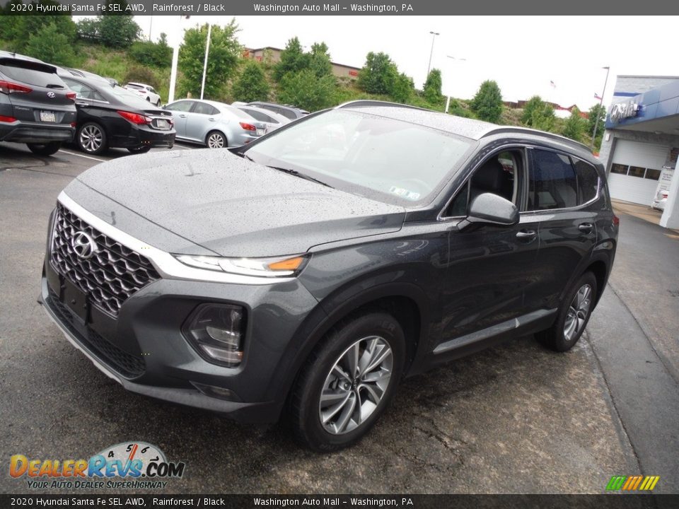 2020 Hyundai Santa Fe SEL AWD Rainforest / Black Photo #5