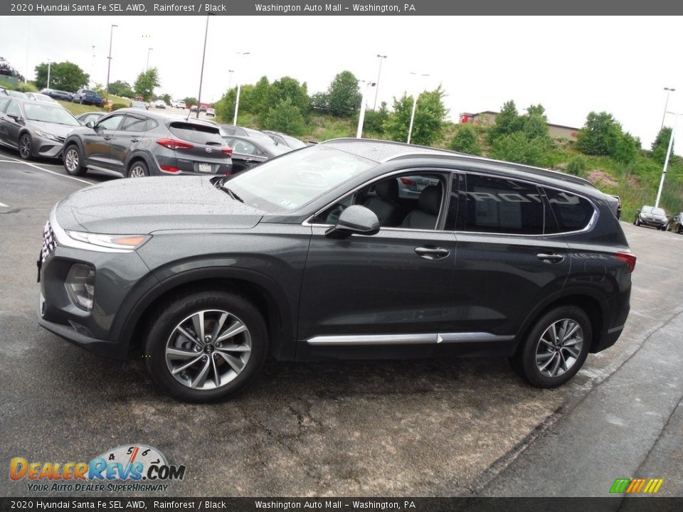 2020 Hyundai Santa Fe SEL AWD Rainforest / Black Photo #6