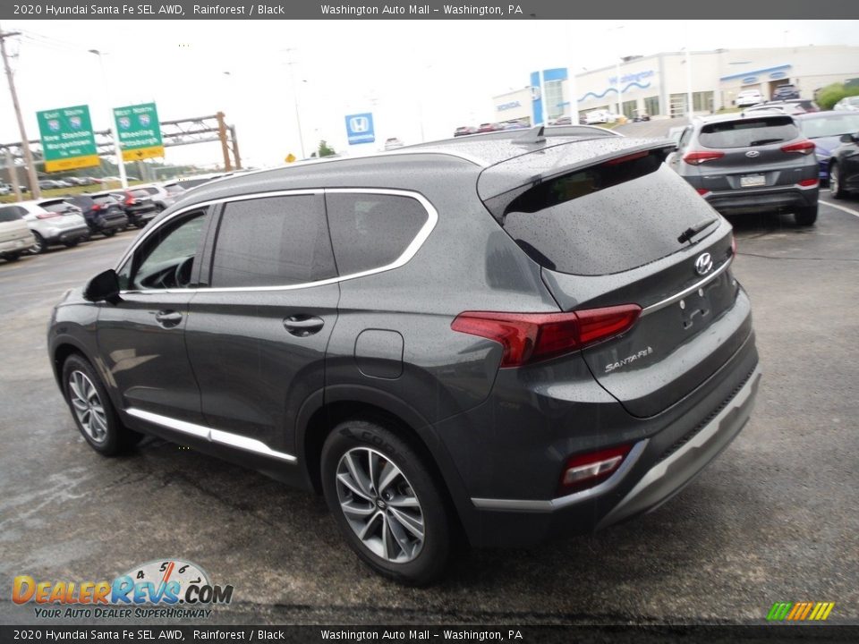 2020 Hyundai Santa Fe SEL AWD Rainforest / Black Photo #7