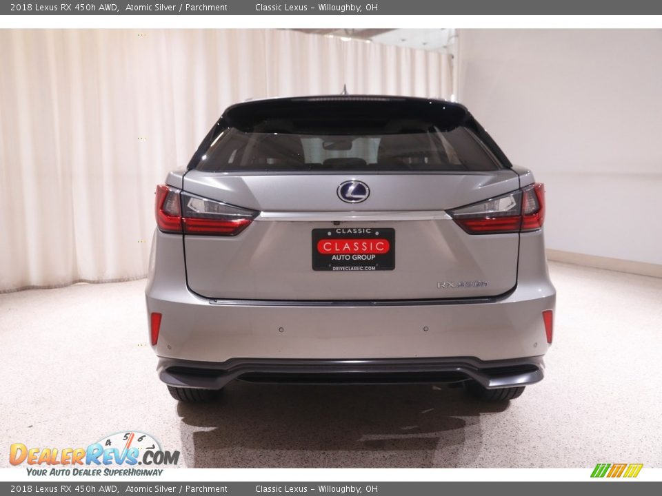 2018 Lexus RX 450h AWD Atomic Silver / Parchment Photo #21