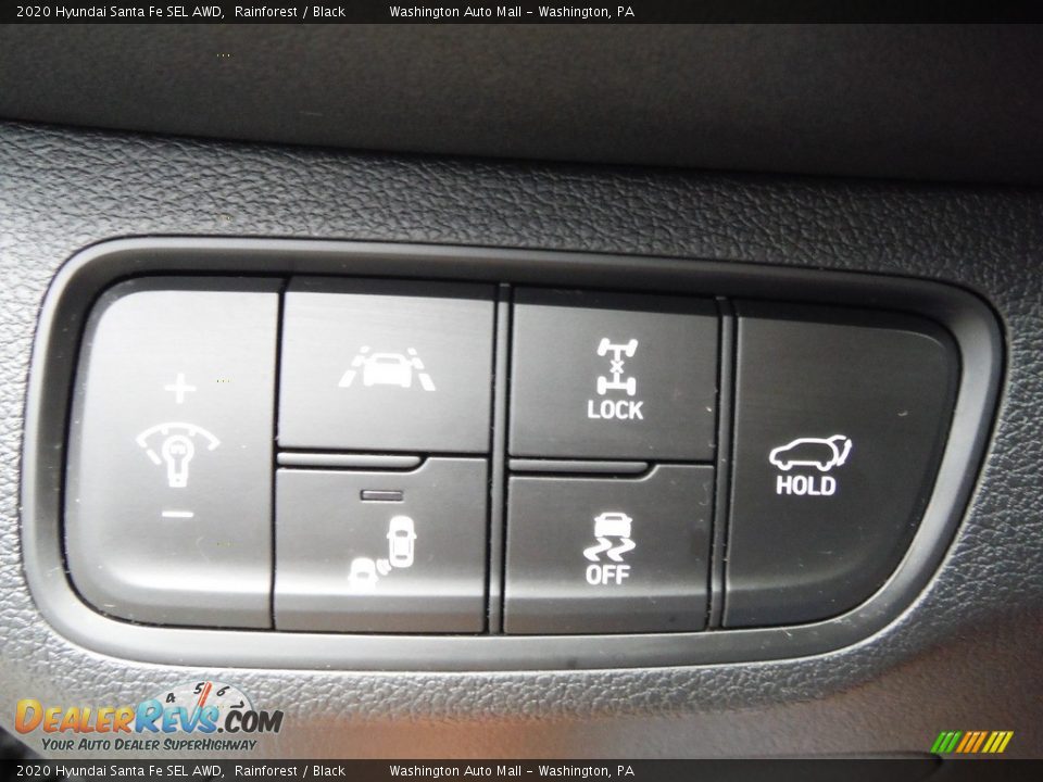 2020 Hyundai Santa Fe SEL AWD Rainforest / Black Photo #14