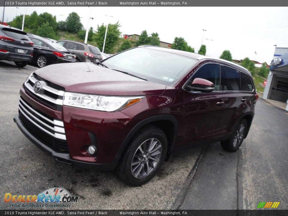 2019 Toyota Highlander XLE AWD Salsa Red Pearl / Black Photo #6