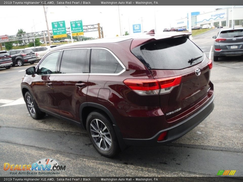 2019 Toyota Highlander XLE AWD Salsa Red Pearl / Black Photo #8