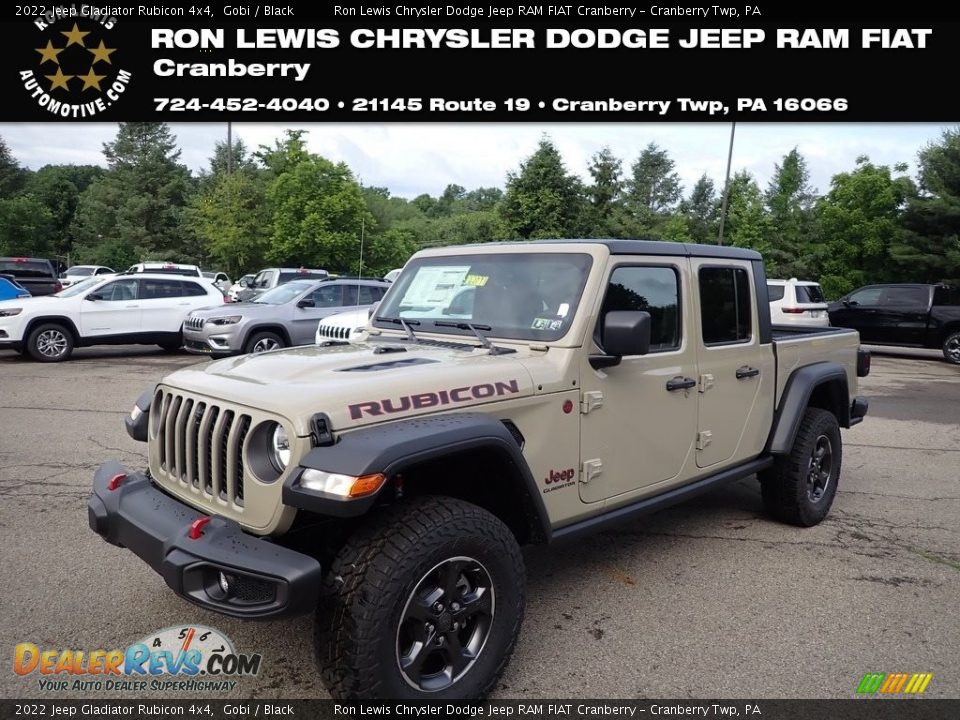 2022 Jeep Gladiator Rubicon 4x4 Gobi / Black Photo #1