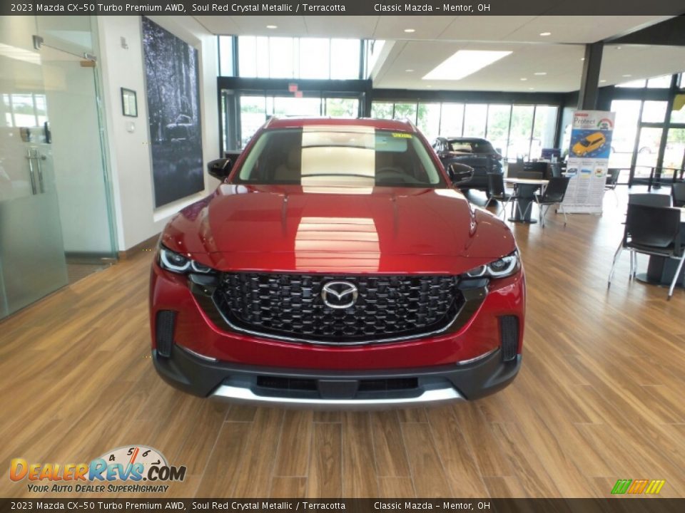 2023 Mazda CX-50 Turbo Premium AWD Soul Red Crystal Metallic / Terracotta Photo #2