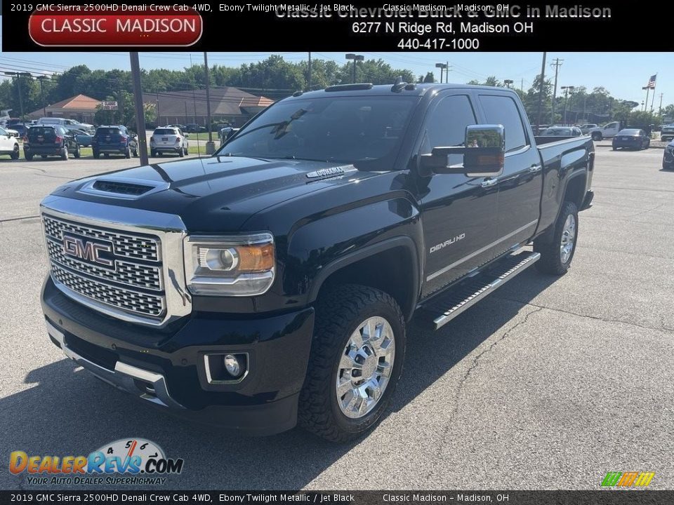 2019 GMC Sierra 2500HD Denali Crew Cab 4WD Ebony Twilight Metallic / Jet Black Photo #1