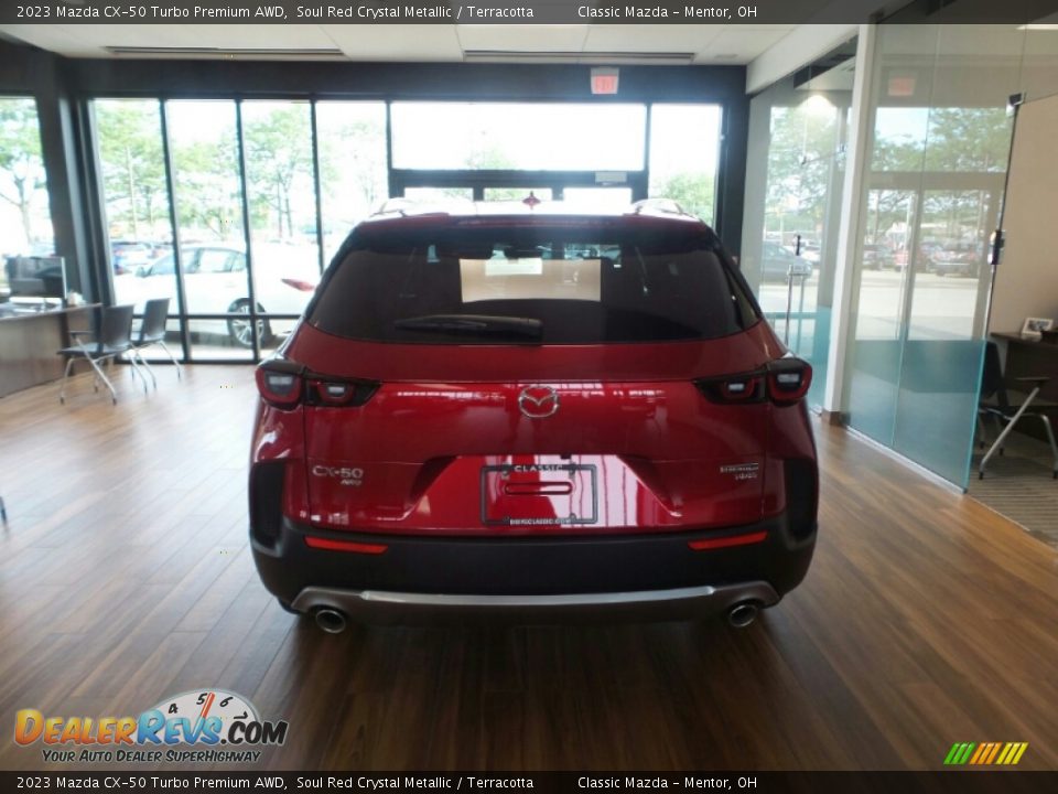 2023 Mazda CX-50 Turbo Premium AWD Soul Red Crystal Metallic / Terracotta Photo #5