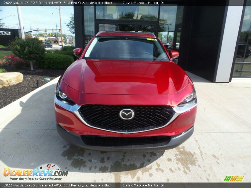 2022 Mazda CX-30 S Preferred AWD Soul Red Crystal Metallic / Black Photo #2
